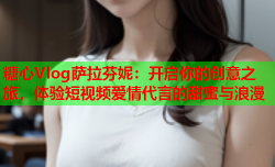 糖心Vlog萨拉芬妮：开启你的创意之旅，体验短视频爱情代言的甜蜜与浪漫