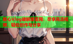 糖心Vlog破解版官网：尽享高清视频，轻松创作与分享