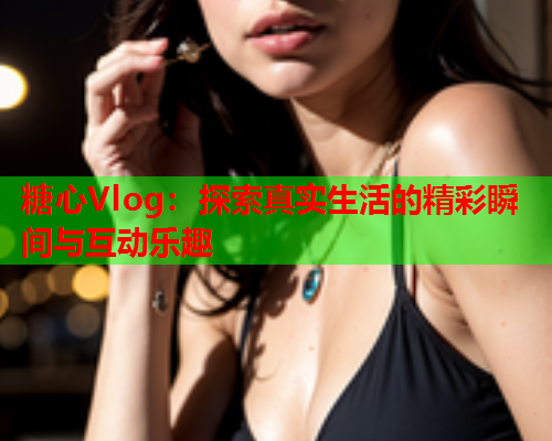 糖心Vlog：探索真实生活的精彩瞬间与互动乐趣  第2张