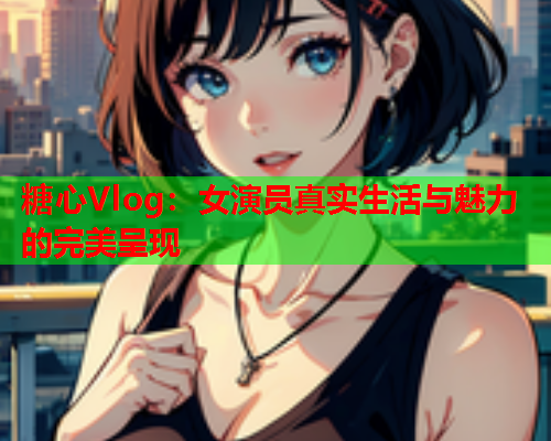 糖心Vlog：女演员真实生活与魅力的完美呈现  第1张