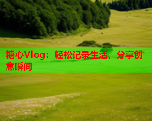 糖心Vlog：轻松记录生活，分享创意瞬间  第2张