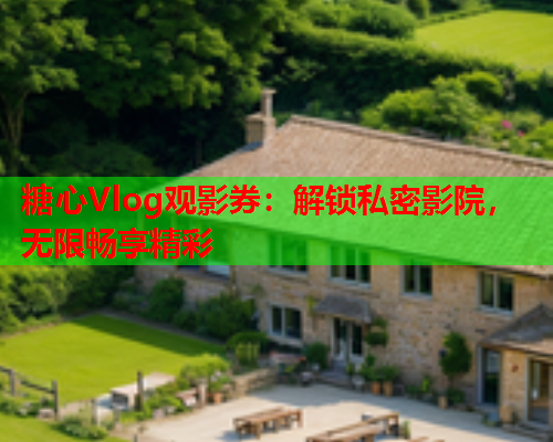 糖心Vlog观影券：解锁私密影院，无限畅享精彩  第1张
