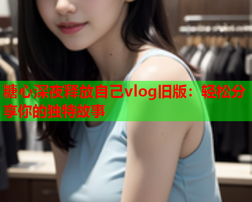 糖心深夜释放自己vlog旧版：轻松分享你的独特故事  第1张